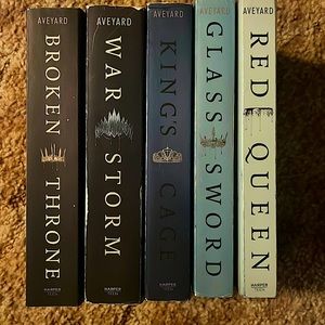 I’m selling the Red Queen series.